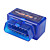  Super Mini Bluetooth ELM327 OBD2 V1.5 Interface Tool Diagnostic Automobile - Bleu