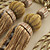  Khaki Polyester Tassel (One Pair)