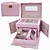  kleine vlinder alligatoring kunstleer ladies'jewelry box (meer kleuren)