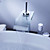  Contemporary Waterfall Bathroom Sink Faucet with Glass Spout and Pop up Waste