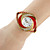  Women's Whirlwind Circle Style Steel Analog Quartz Bracelet Watch (Assorted Colors)