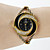  Women's Whirlwind Circle Style Steel Analog Quartz Bracelet Watch (Assorted Colors)