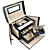  kleine vlinder alligatoring kunstleer ladies'jewelry box (meer kleuren)