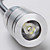  1W 90LM 6500K White LED Flexible Neck Mirror Light Bulb with LED Driver (85~265V)