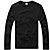  Man Casual Sports Round Collar Coat