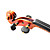  Violintine - (V23) 4/4 Professional-Grade Solid Spruce & 1-Piece Flame Maple Violin with Case/Bow