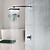  Chrome Wall Mount Rain Single Handle Shower Faucet(0758-HM-6109)