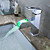  Color Changing LED Waterfall Bathroom Sink Faucet - Blade Series