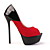  mooie suède naaldhak peep toe pumps feest / avond schoenen