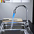  Sprinkle® by Lightinthebox - Contemporary Brass Kitchen Faucet with Color Changing LED Light