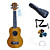  Hanknn - Mahogany Soprano Ukulele with Gig Bag/String/Picks/Strap