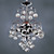  Modern Crystal Chandelier with 3 Lights