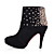  Beautiful Suede Stiletto Heel Boots With Rhinestone Party / Evening Shoes