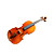  Violintine - (V19) 4/4 Professional-Grade Solid Spruce & 1-Piece Flame Maple Violin with Case/Bow