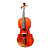  Violintine - (V25) 4/4 Professional-Grade Solid Spruce & 1-Piece Flame Maple Violin with Case/Bow