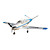  e-domodel v35 2.4g 6ch rc avião (pnp) trem de pouso retrátil