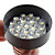  E27 18-LED 1W 2800-3300K Warm White Light Ball Bulb (220-240V)