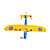  e domodel-hawkking 2.4g 6ch rc avião (PNP)