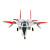  e domodel-f-15 2.4g 6ch rc avião (rtf)