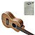  hanknn - ukelele soprano zebrano con funda