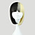  Lolita Wig Inspired by White and Black Mixed Color 45cm Punk