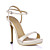  Silk Stiletto Heel Sandals Platform Wedding Shoes(More Colors)