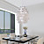  ASHEVILLE - Lampadario moderno in cromo