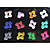  3D Bowknot Style Resinic Diamonds Nail Art Nail Decorations Suit