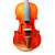  Violintine - (V25) 4/4 Professional-Grade Solid Spruce & 1-Piece Flame Maple Violin with Case/Bow
