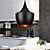  Artistic Pendant Light in Black Shade