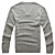  gris-blanc pull à manches longues