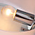  ARDS - Lampadario moderno in acrilico in cromo con 2 lampadine