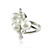  Gorgeous Platinum Plated/Rose Gold Plated Flower Shape Pearl Ring(More Colors)