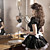  Sexy Women’s Late Nite Maid Halloween Costume(3 Pieces)
