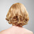  100% Human Hair Capless Short Curly Blonde Wig