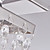  LAATZEN - Lampe de Plafond Cristal - 5 slots à ampoule