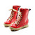  Leatherette Flat Heel Ankle Boots Inner Height Increasing With Lace-up Party/Evening Shoes (More Colors)