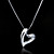  Fine Jewelry Simply Twist Heart Sterling Silver Necklace
