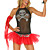  Hot Sexy Women Pirate Dress Halloween  Costume(4 pieces)