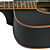  Hawks 41" Advanced Black Solid Red Cedar Top Wood Rosette Mahogany Binding D'Addario String Acoustic guitar