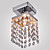  LICHFIELD - Lustre Mini Cristal Fini Chromé