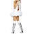  Sweet charmingirl Angel White Dress Halloween Costume(1Piece)