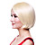  Capless Fashion Top Quality 100% Human Hair Light Blonde Short Wig