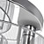  moderno flushmount prata projetado simples, com duas luzes