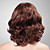  Capless 100% human Hair Medium Long Curly Hair Wig