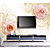  Pink Floral Contemporary Graphics Nature Mural