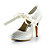  bel tacco stiletto in raso chiuso tep / pompe con bordare party / scarpe da sera (più colori)