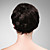  Capless Short Wave Black 100% Human Hair Wig