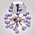 Lámpara de techo Floral de Cristal - WOKINGHAM