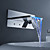  Sprinkle® - Farbwechsel LED Wasserfall Waschbecken Wasserhahn (Wandmontage)